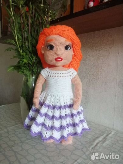 Кукла вязаная крючком