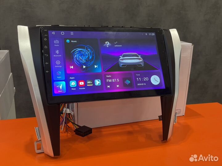 Автомагнитола на андроиде для Toyota Camry 55