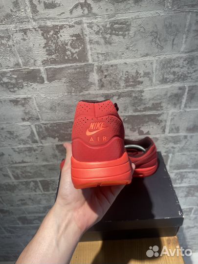 44,5) Nike Air Max 1 Ultra Moire Gym Red