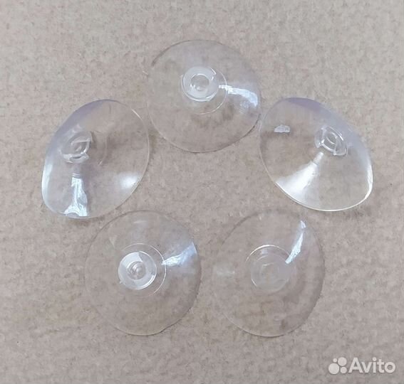 Присоска силиконовая прозрачная 35 мм