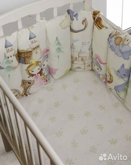 Бортики в детскую кроватку