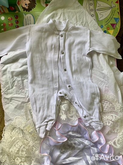 Комплект на выписку для девочки весна, осень, лето