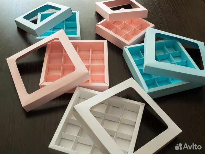 Коробки для капкейков, конфет, пряников, тортов