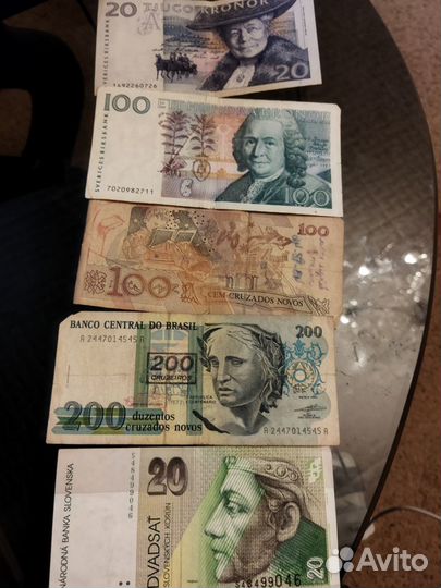 Банкноты разных стран для коллекционеров