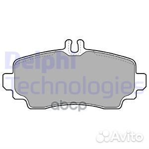 Колодки торм дисковые lp1401 Delphi