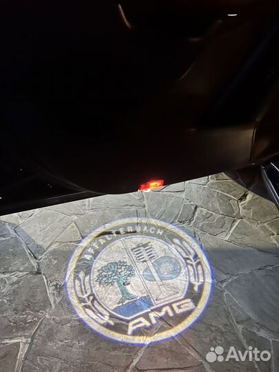 Подсветка проекция в двери Mercedes 4шт