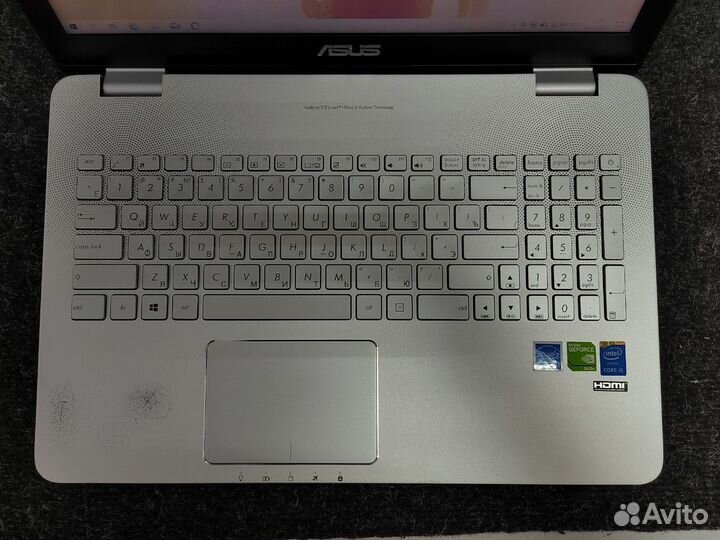 Игровой ноутбук Asus N551JB i5-4200H, GF 940M 2GB