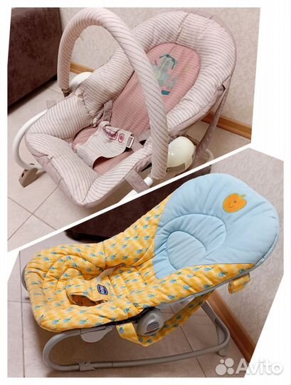 Детский шезлонг-качалка Chicco и Geburt 0+