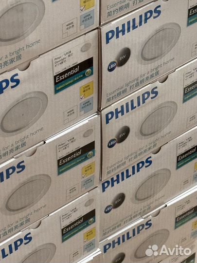 Светильник встр Philips Downlight essential 2700K