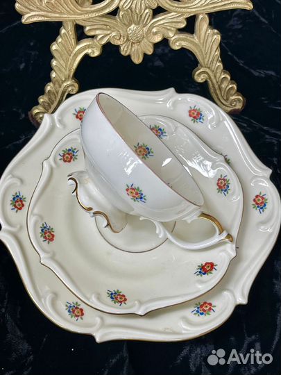 Антикварное чайное трио,Германия