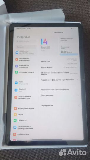 Redmi pad 6/128gb, 10.6, CN,серый, прошивка Glob