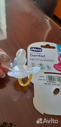 Пустышка chicco силиконовая 0 -6 мес