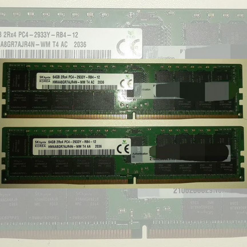 [HMAA8GR7AJR4N-WM] Rdimm Ecc 64 * 2933 Hynix Hmaa8gr7ajr4n- Wm Hmaa8gr7ajr4n-Wm