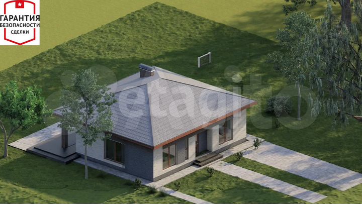 Дом 101,6 м² на участке 3,6 сот.