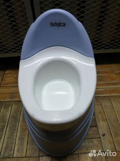 Детский горшок, съемная чаша, прорезиненные ножки