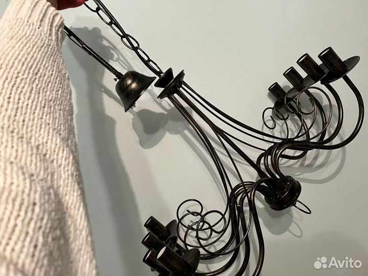 Люстра vitaluce металл 8 ламп