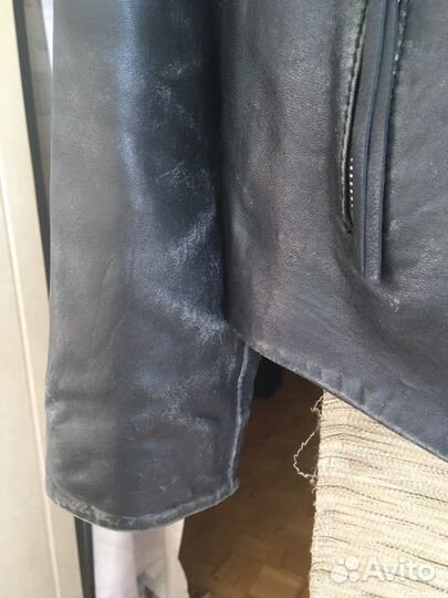 Кожаная куртка Mango