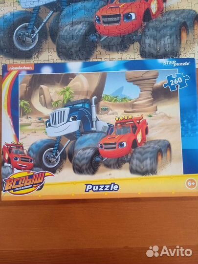 Пазл 260 Вспыш и чудо-машинки