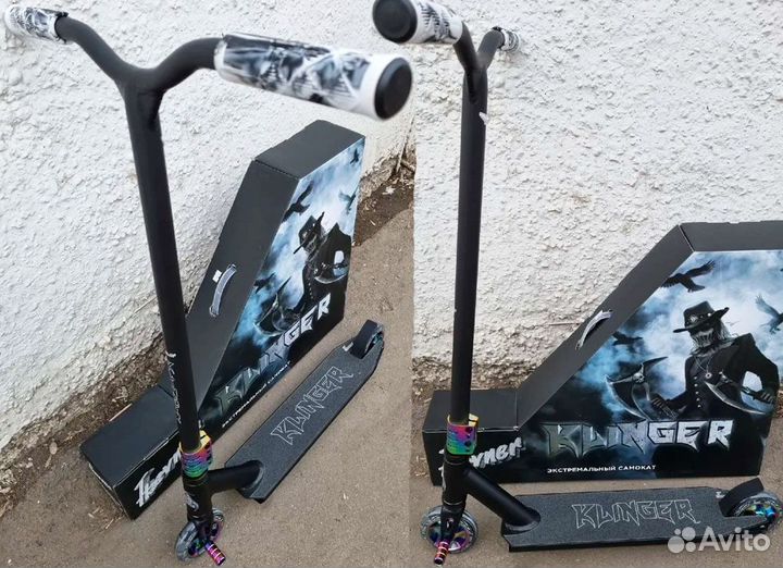 Трюковой самокат с пегой