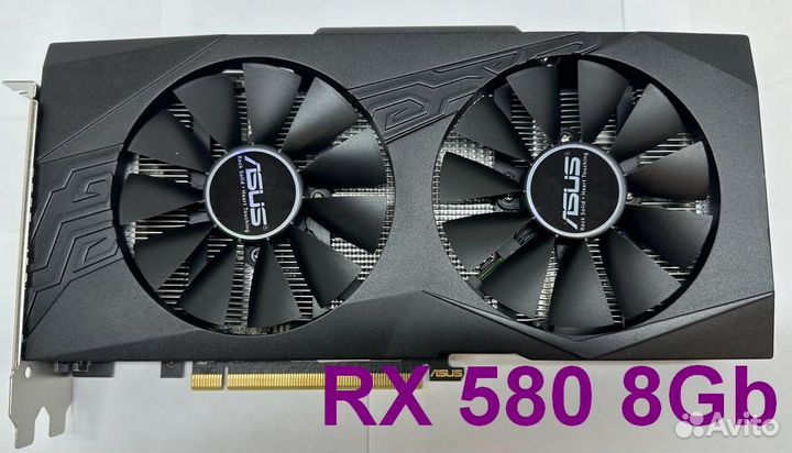 Asus RX 580 8Gb gddr5 (лучший Refab) Качество