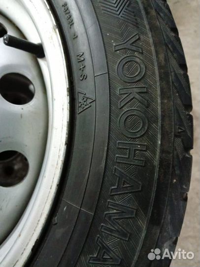 Зимняя резина с дисками r15 Yokohama 4 колеса
