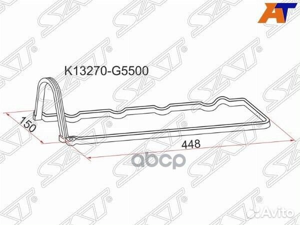 Прокладка клапанной крышки NS LD20+T, C22/C23 K