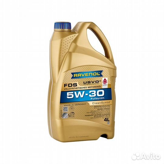 Моторное масло Ravenol FDS 5W-30 4 л