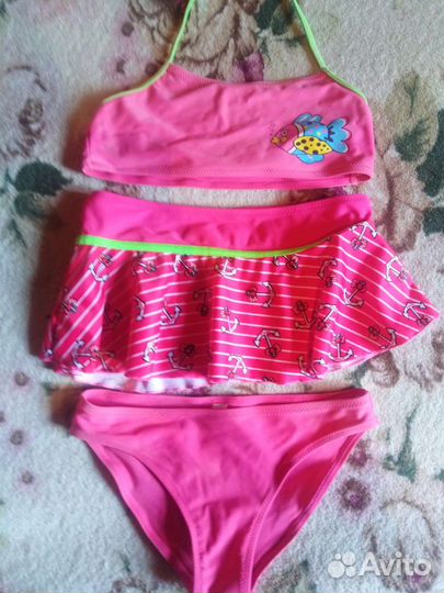 Купальники на девочку р. 36 (128-134)