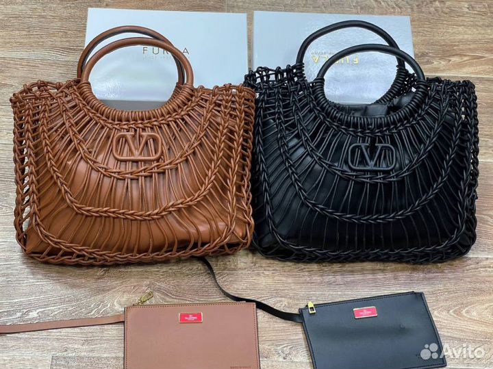 Сумка плетеная Valentino allknots woven