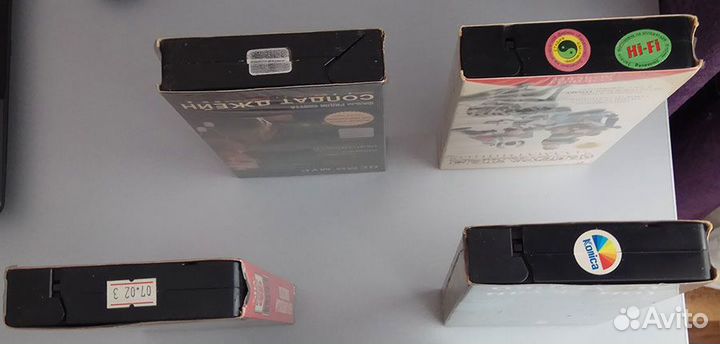 Х/ф и док. фильмы на видеокассетах (VHS, лиц.)