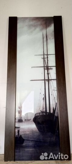 Дверь межкомнатная, стекло триплекс