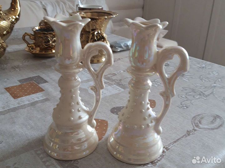 Подсвечник керамика