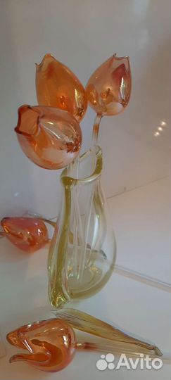 Цветы из стекла