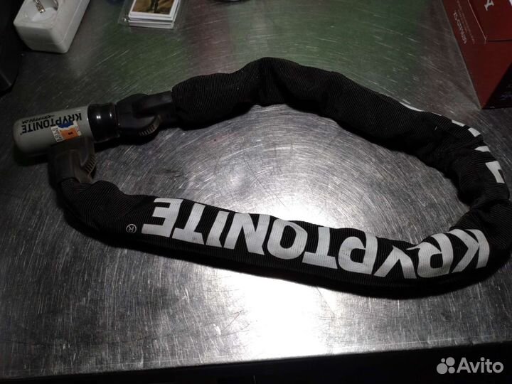 Замок на мотоцикл Kriptonit 90 см