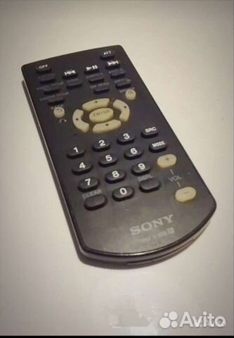 Пульт для автомагнитолы sony