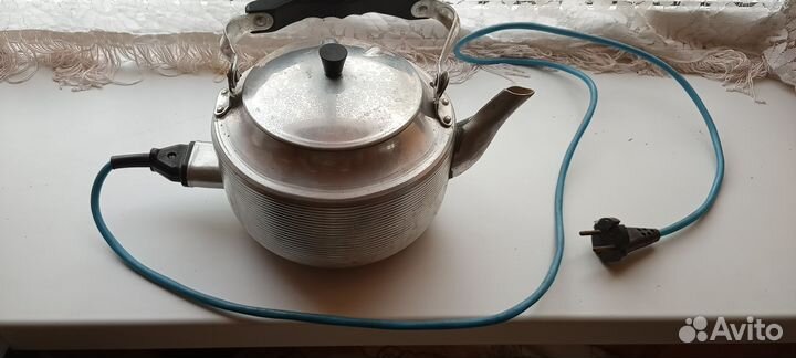 Чайник электрический алюминиевый СССР.Рабочий