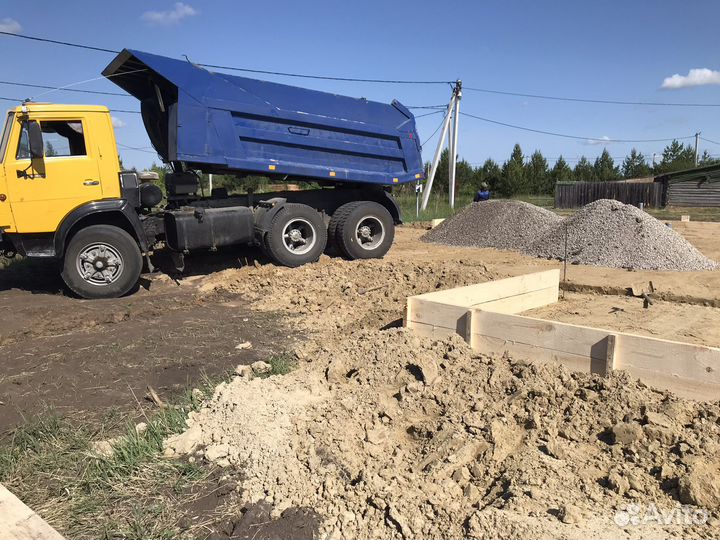 Песок Щебеь любой фракции Земля Торф Сапропель