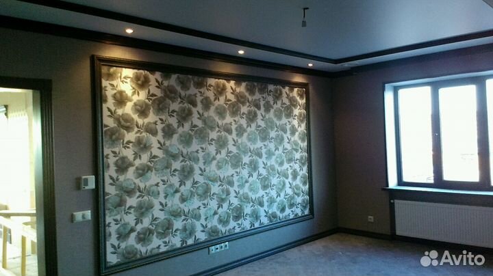 Поклейка обоев