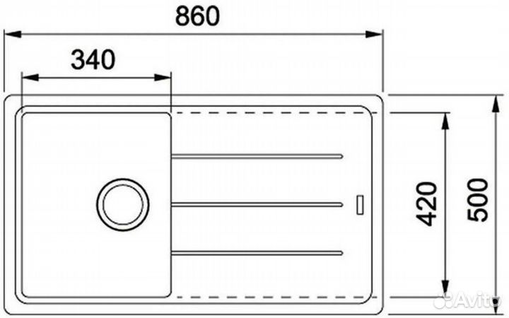 Кухонная мойка Franke BFG 611-86 (114.0490.335) ми