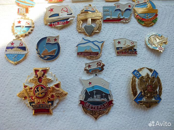 Знаки и значки СССР вмф - Корабли. Флот