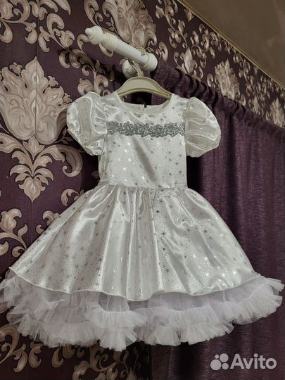 Новогоднее платье для девочки 92