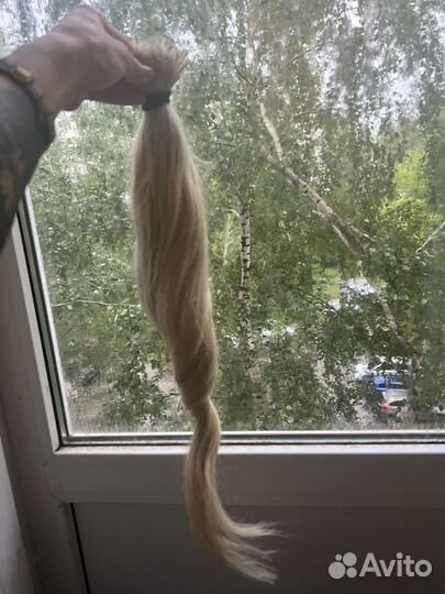 Волосы для наращивания блонд