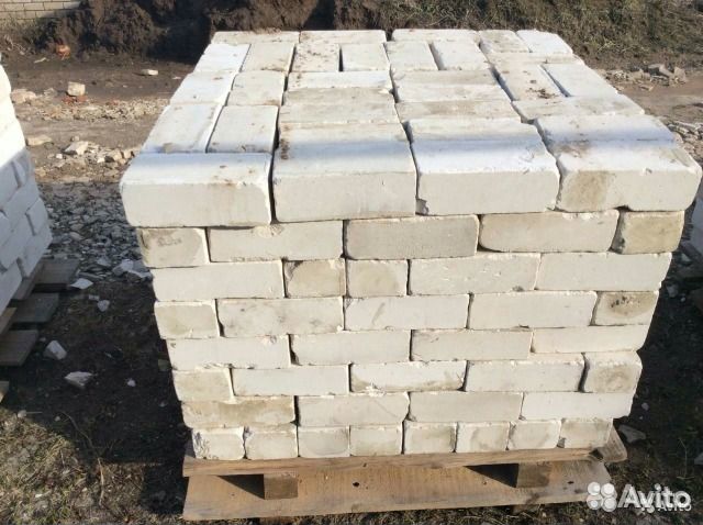 Кирпич белый бу