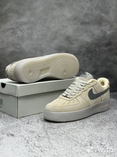 Кроссовки Nike AIR Force 1 с мехом