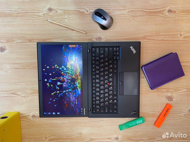 Ноутбук Lenovo T450s i7 12Gb SSD IPS Гарантия