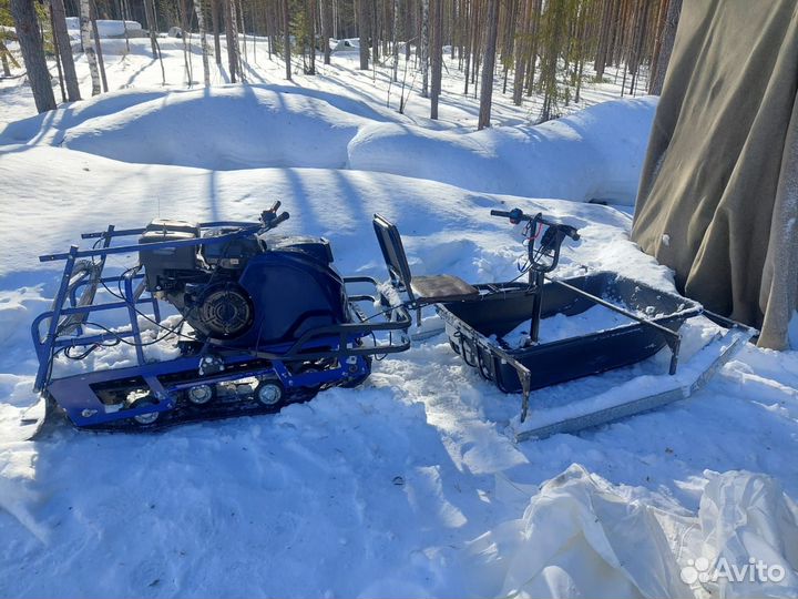 Продам мотобуксировщик Бурлак М, лифан 15 л/с