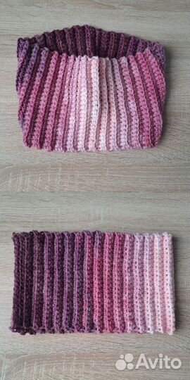 Детский шарф-снуд