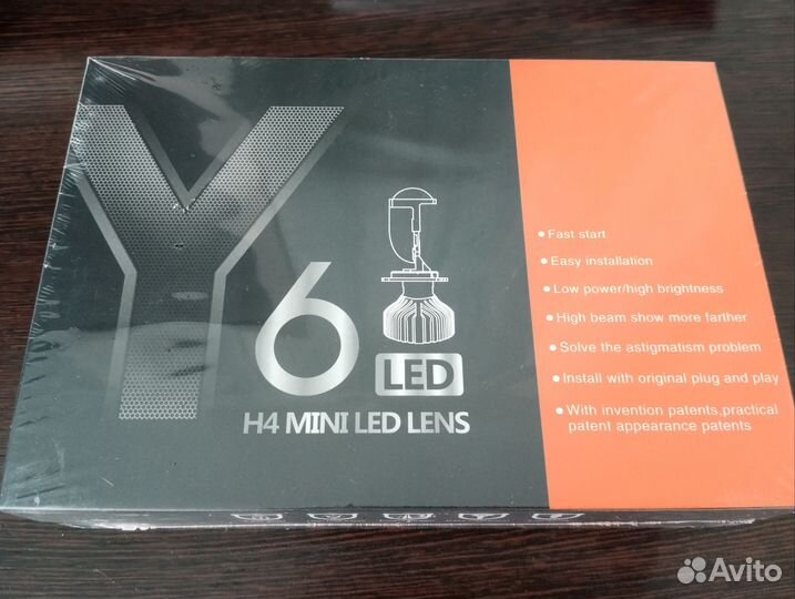 Светодиодные лампы h4 с линзой