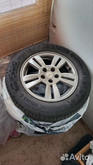 R15 Continental ContiPremiumContact 6 195/65, PCD 5x105 DIA 56.6