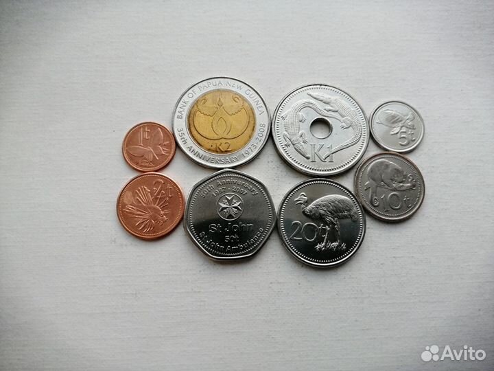 Монеты Океании,Австралии,Новой Зеландии, Вануату